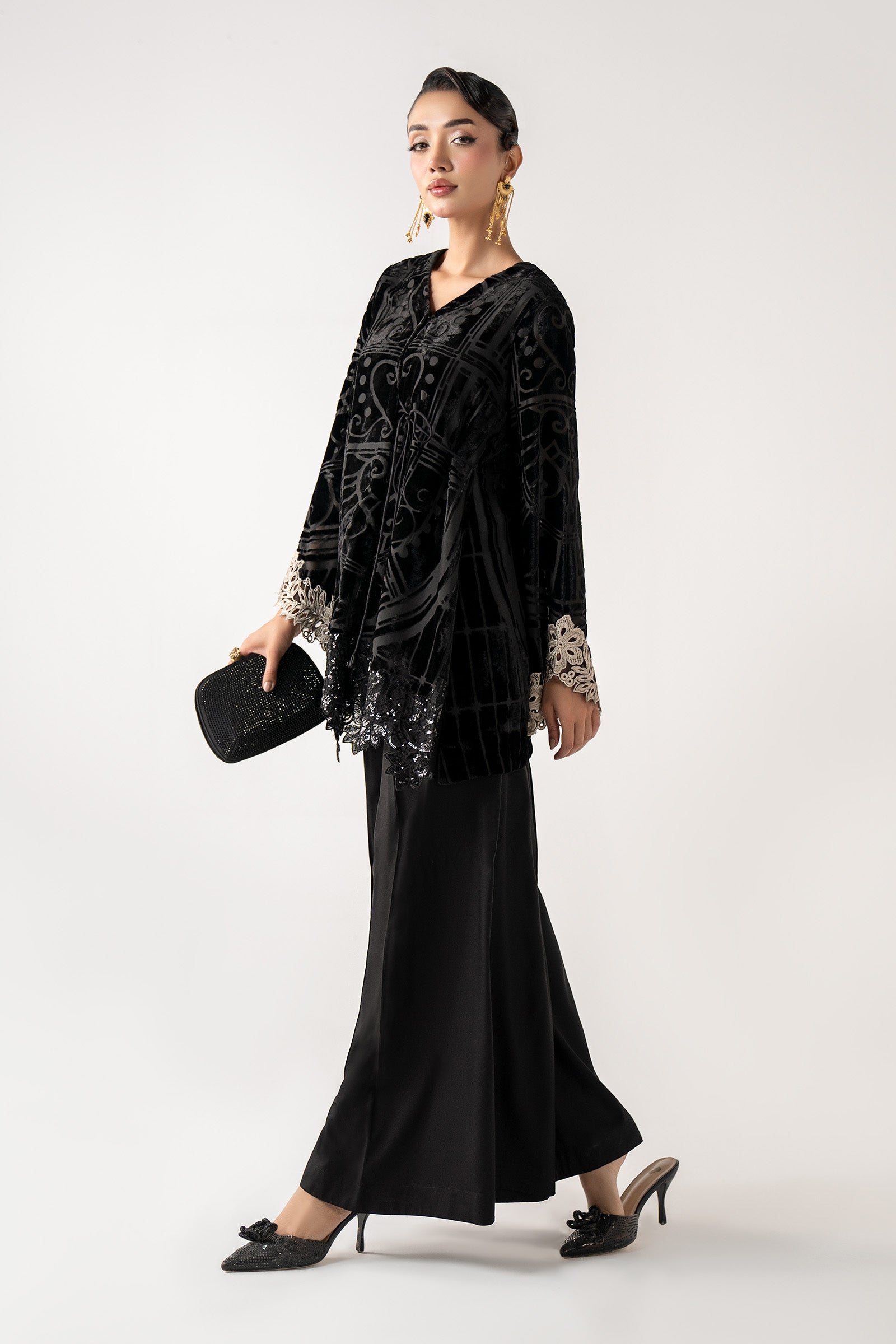 Maria B | Pre Fall 25 | DW-W25-12-Black - House Of Hania