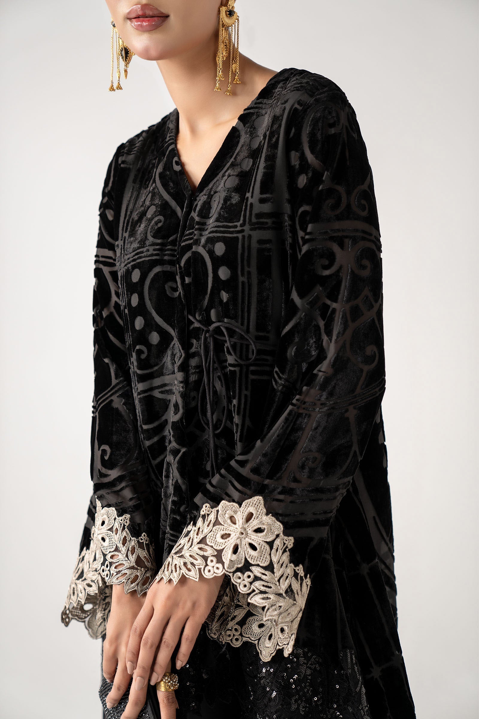Maria B | Pre Fall 25 | DW-W25-12-Black - House Of Hania