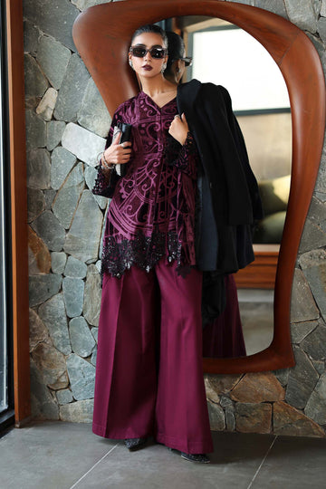 Maria B | Pre Fall 25 | DW-W25-12-Purple - House Of Hania