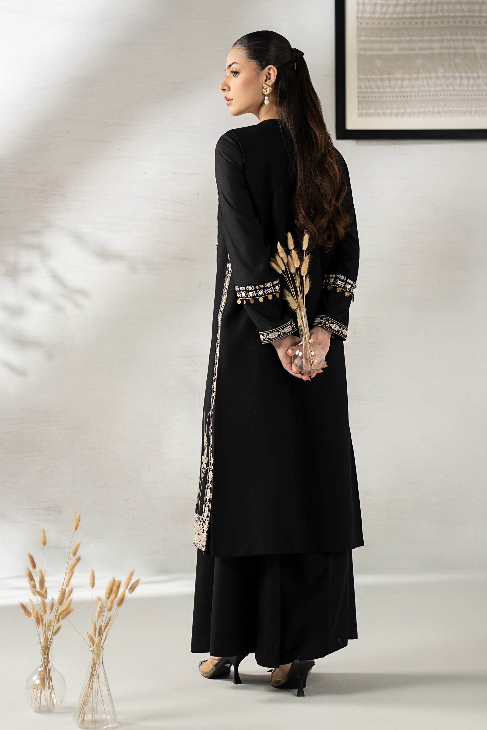 Maria B | Pre Fall 25 | DW-W25-14-Black - House Of Hania