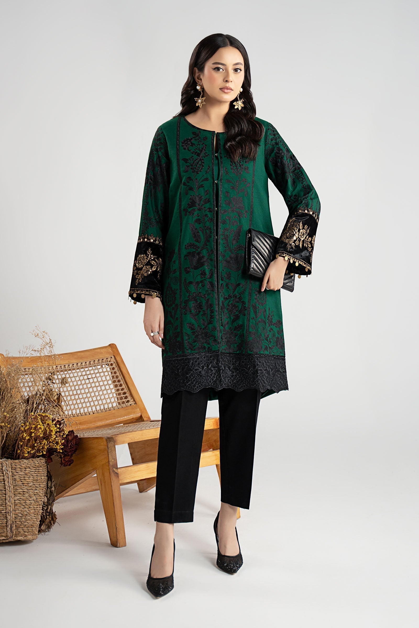 Maria B | Pre Fall 25 | DW-W25-18-Green - House Of Hania