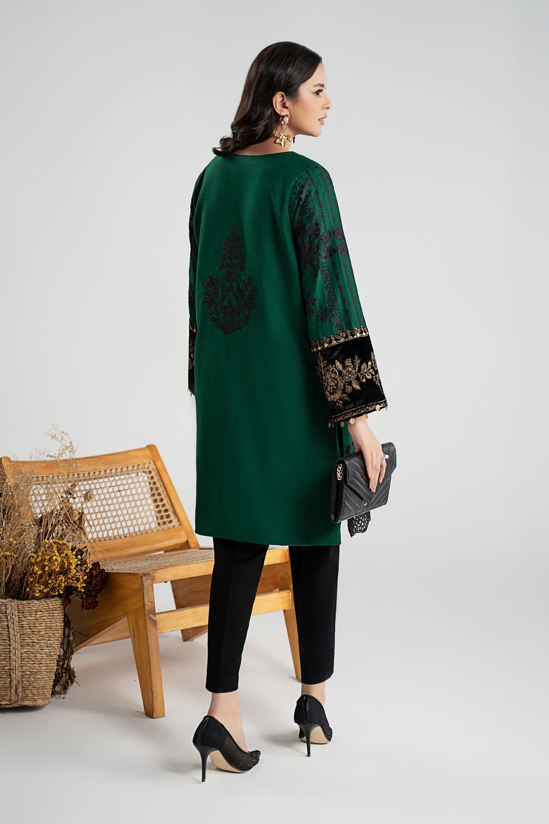 Maria B | Pre Fall 25 | DW-W25-18-Green - House Of Hania