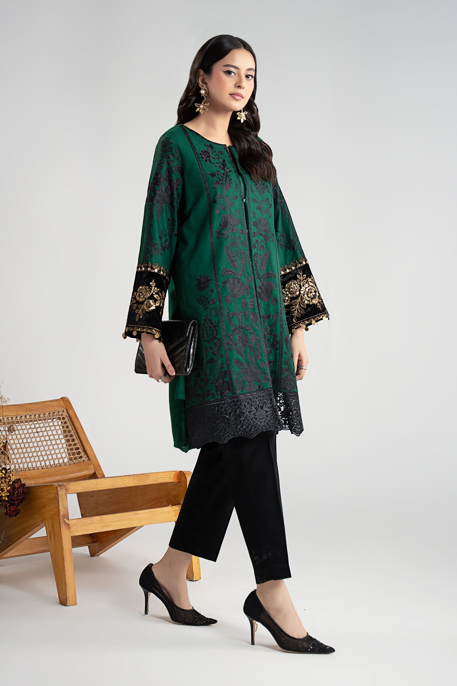 Maria B | Pre Fall 25 | DW-W25-18-Green - House Of Hania
