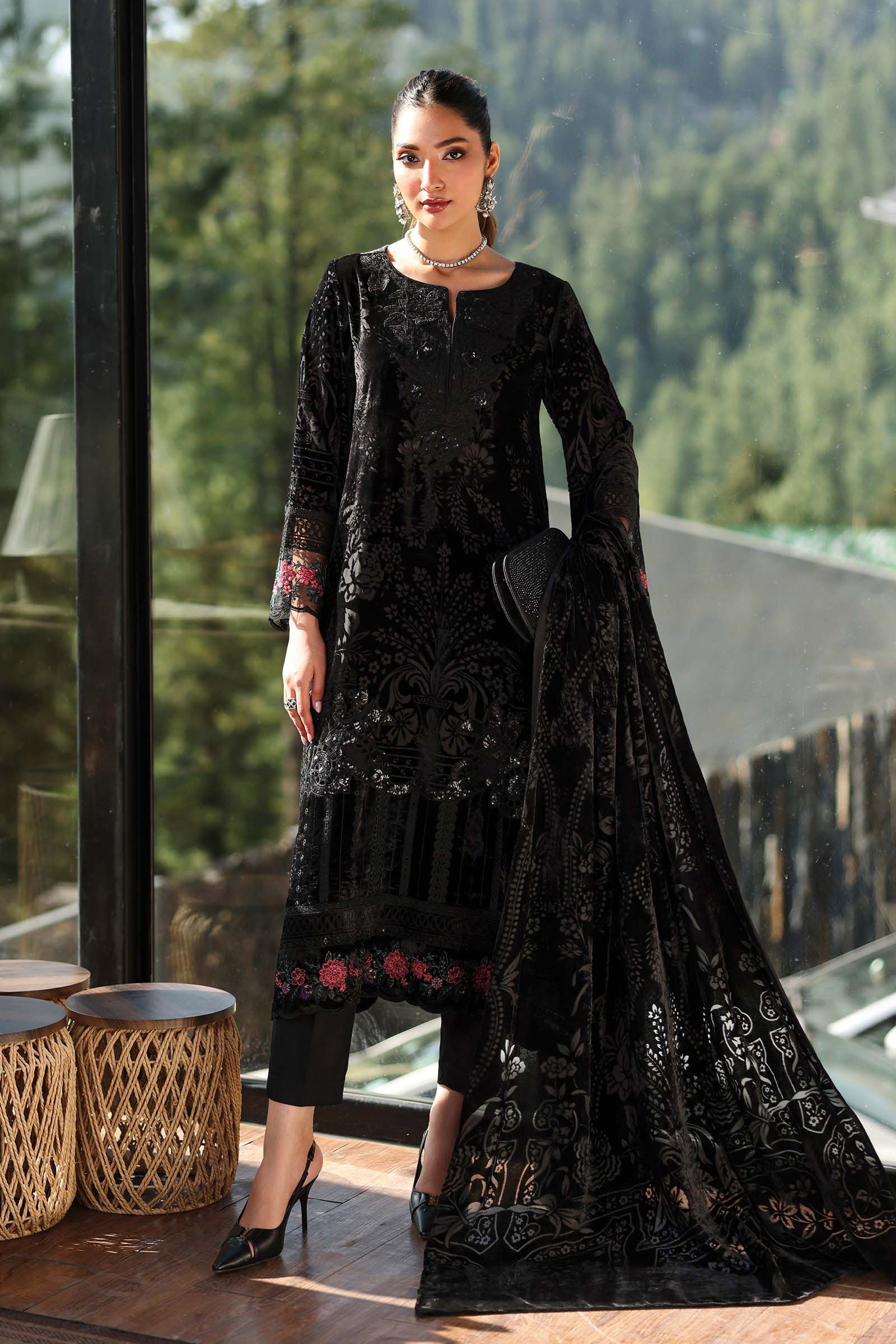Maria B | Pre Fall 25 | DW-W25-23-Black - House Of Hania