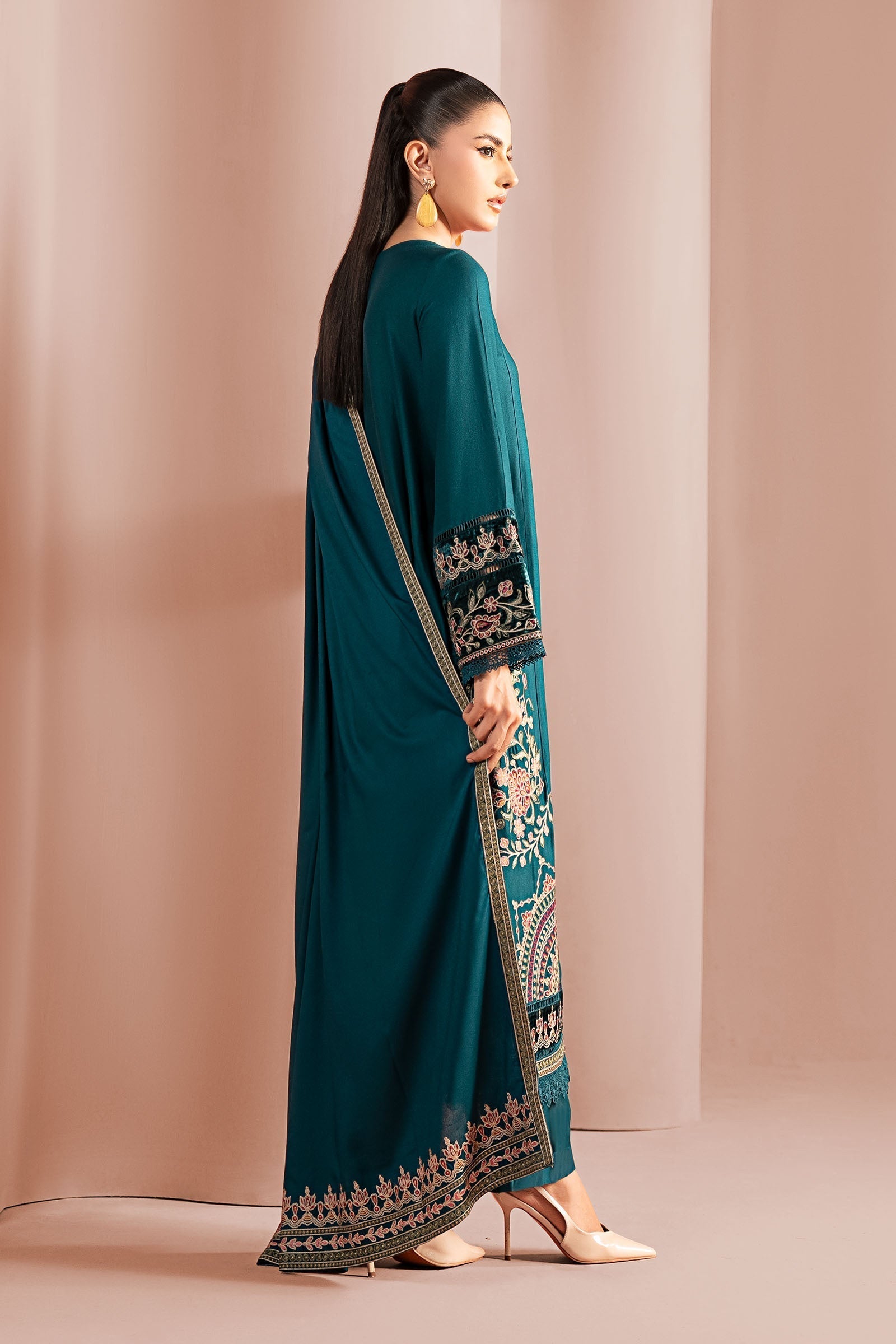 Maria B | Pre Fall 25 | DW-W25-36-Teal - House Of Hania