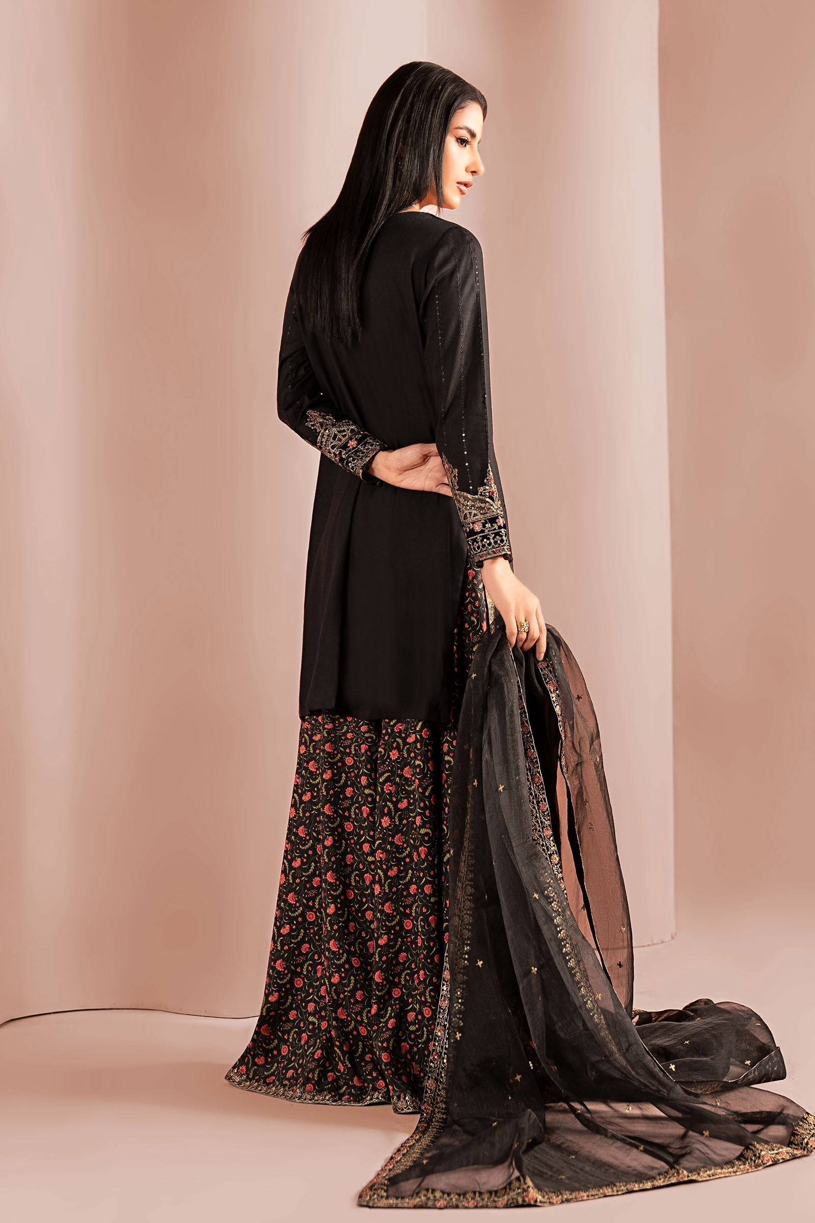 Maria B | Pre Fall 25 | DW-W25-40-Black - House Of Hania
