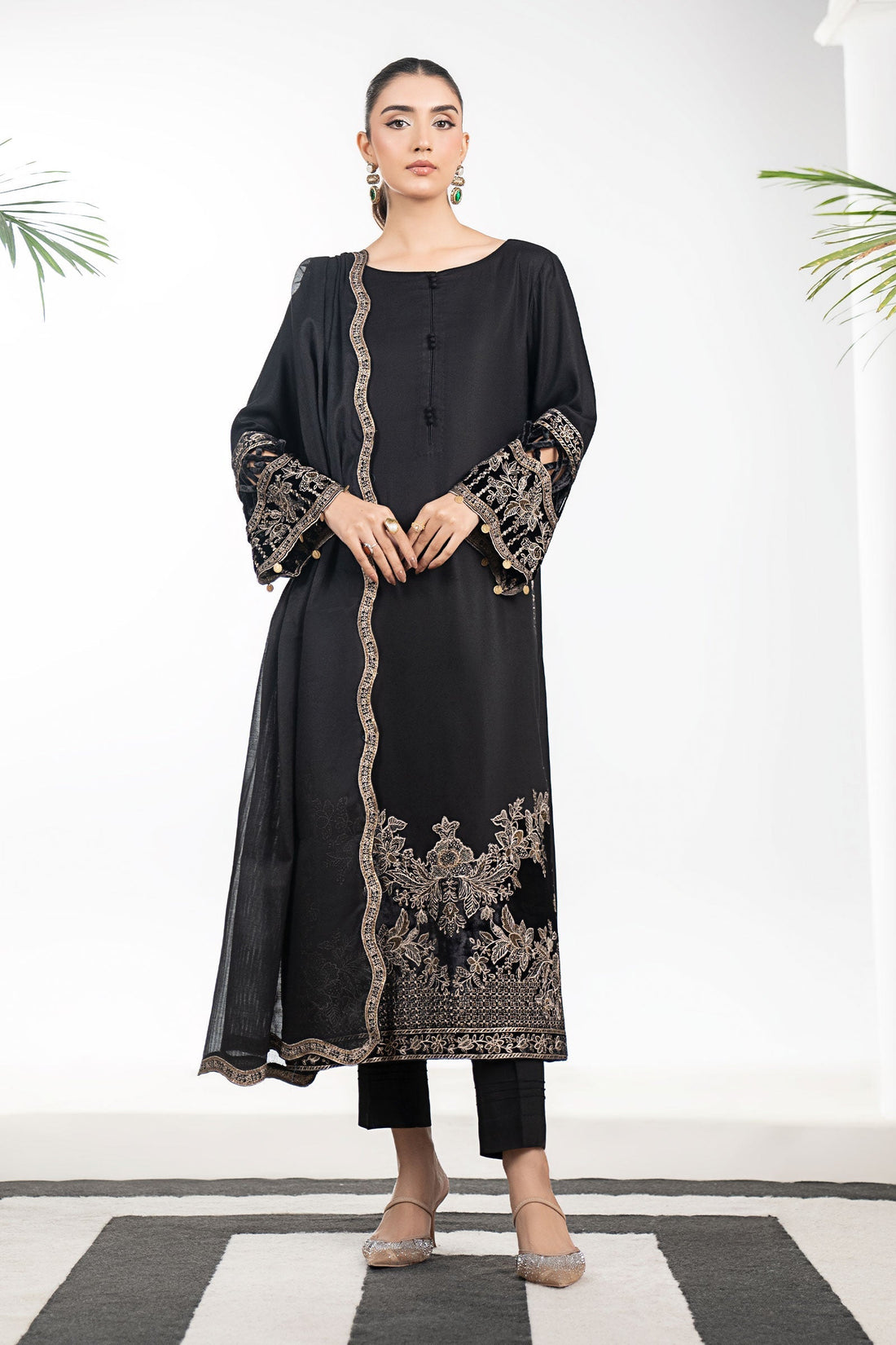 Maria B | Pre Fall 25 | DW-W25-48-Black - House Of Hania