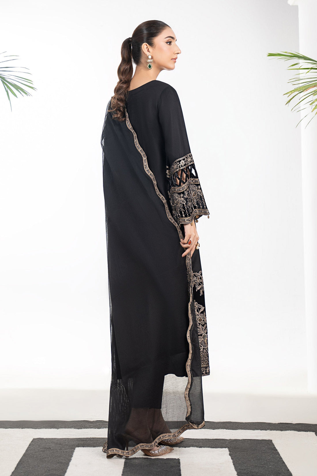 Maria B | Pre Fall 25 | DW-W25-48-Black - House Of Hania