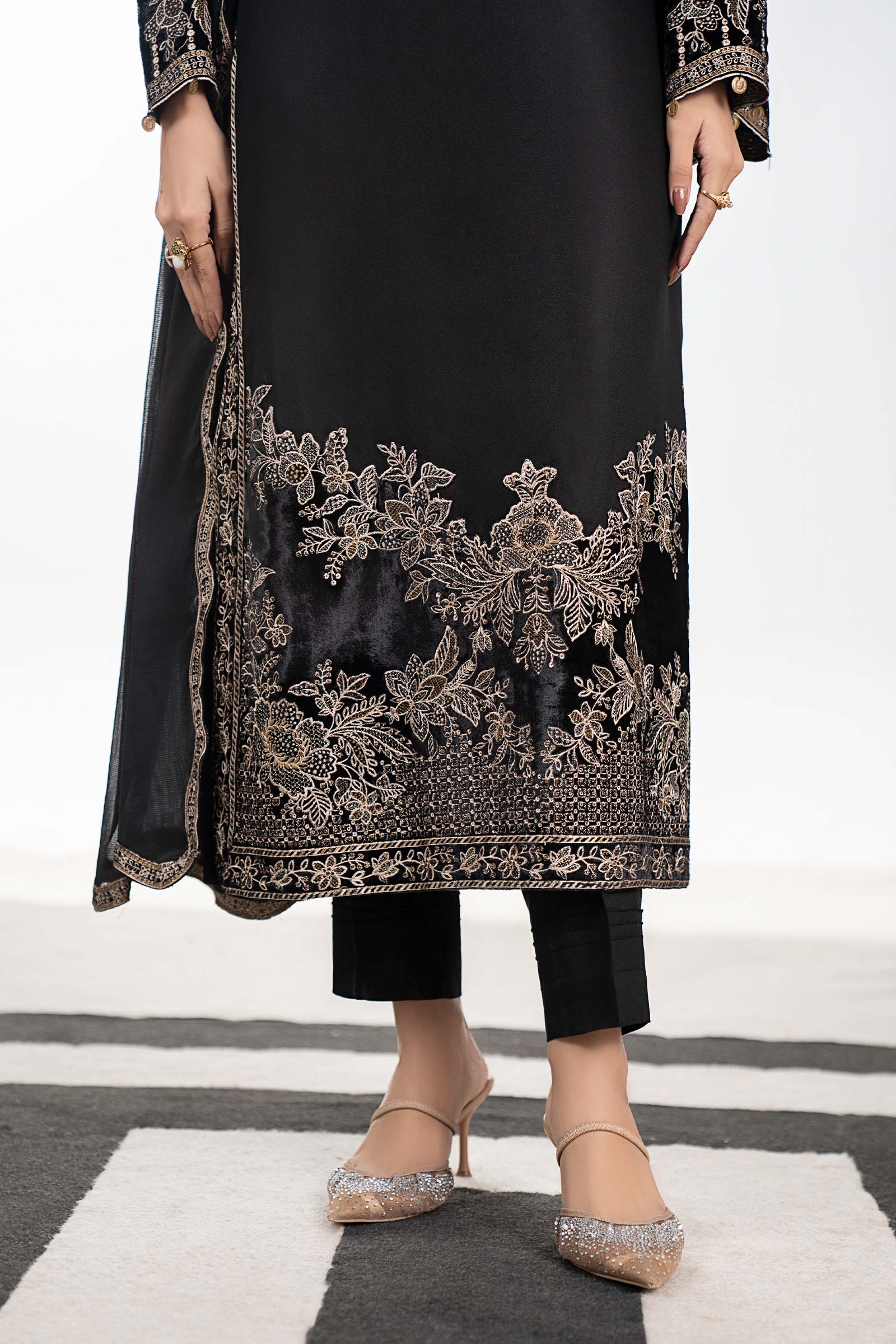 Maria B | Pre Fall 25 | DW-W25-48-Black - House Of Hania