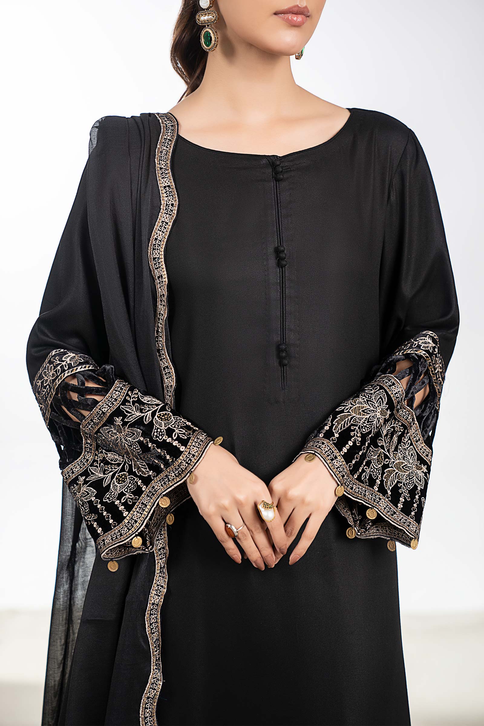 Maria B | Pre Fall 25 | DW-W25-48-Black - House Of Hania