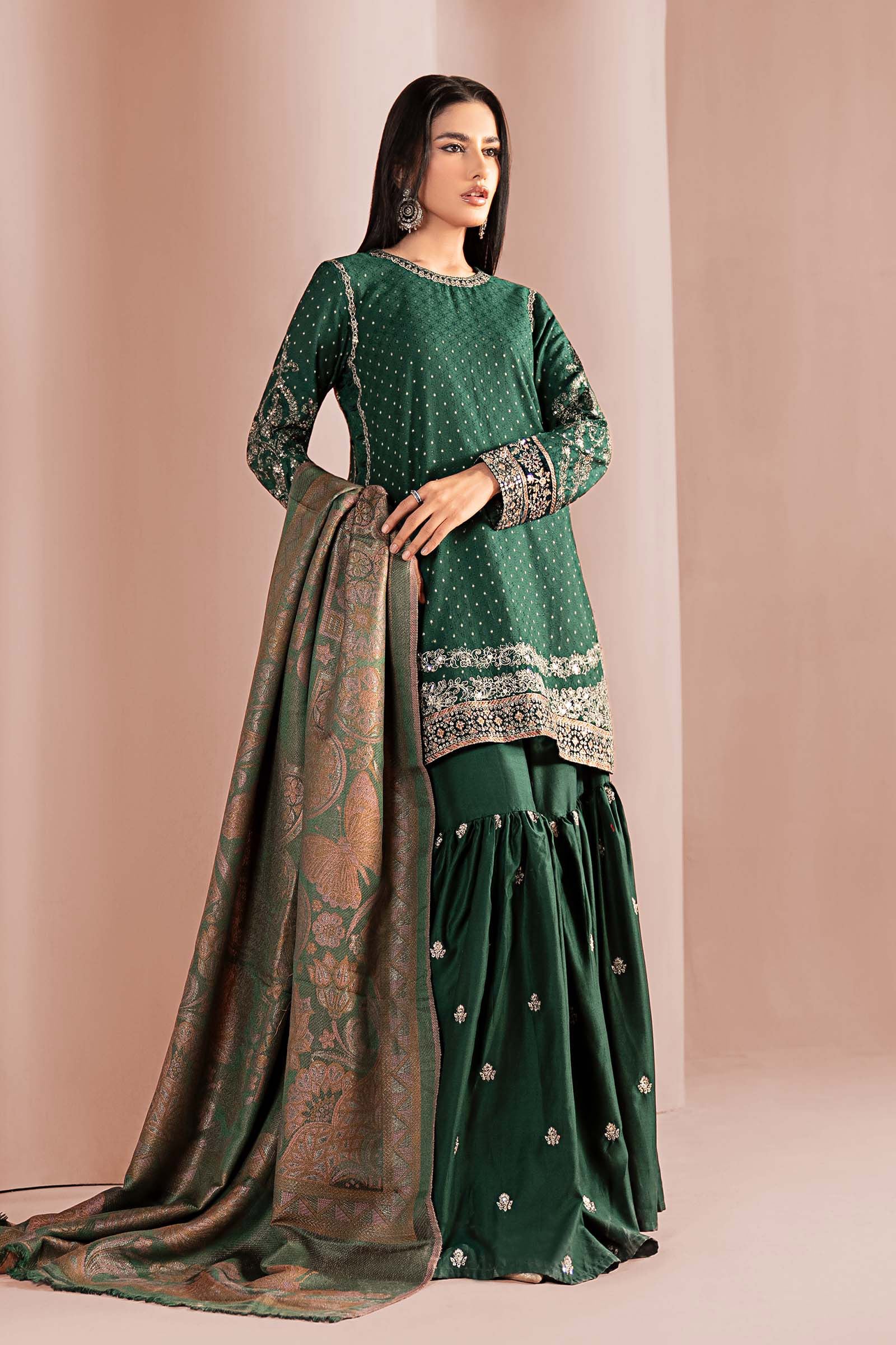 Maria B | Pre Fall 25 | DW-W25-61-Green - House Of Hania