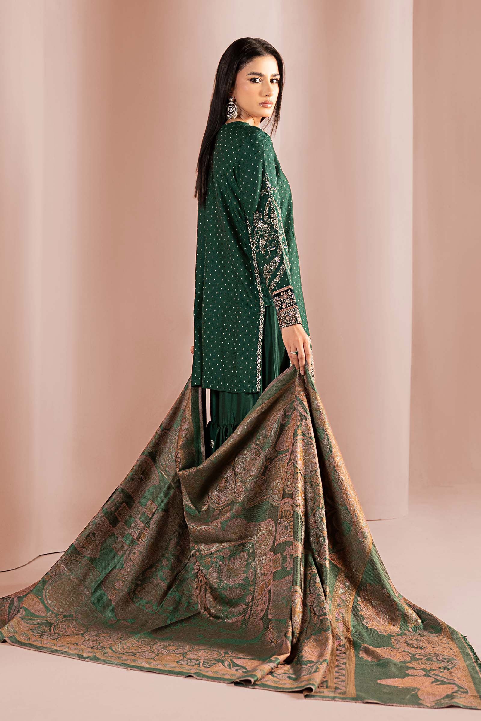 Maria B | Pre Fall 25 | DW-W25-61-Green - House Of Hania