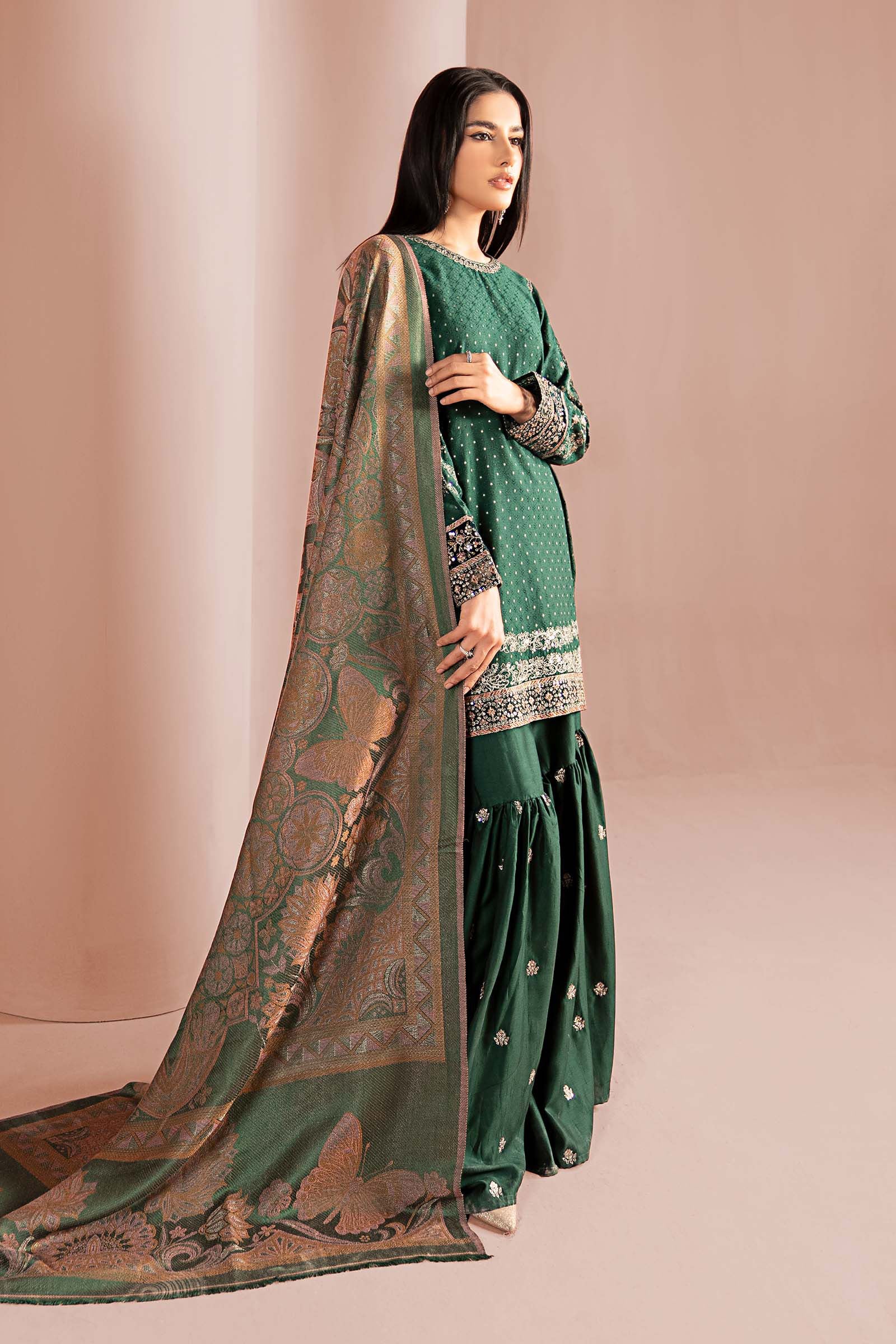 Maria B | Pre Fall 25 | DW-W25-61-Green - House Of Hania