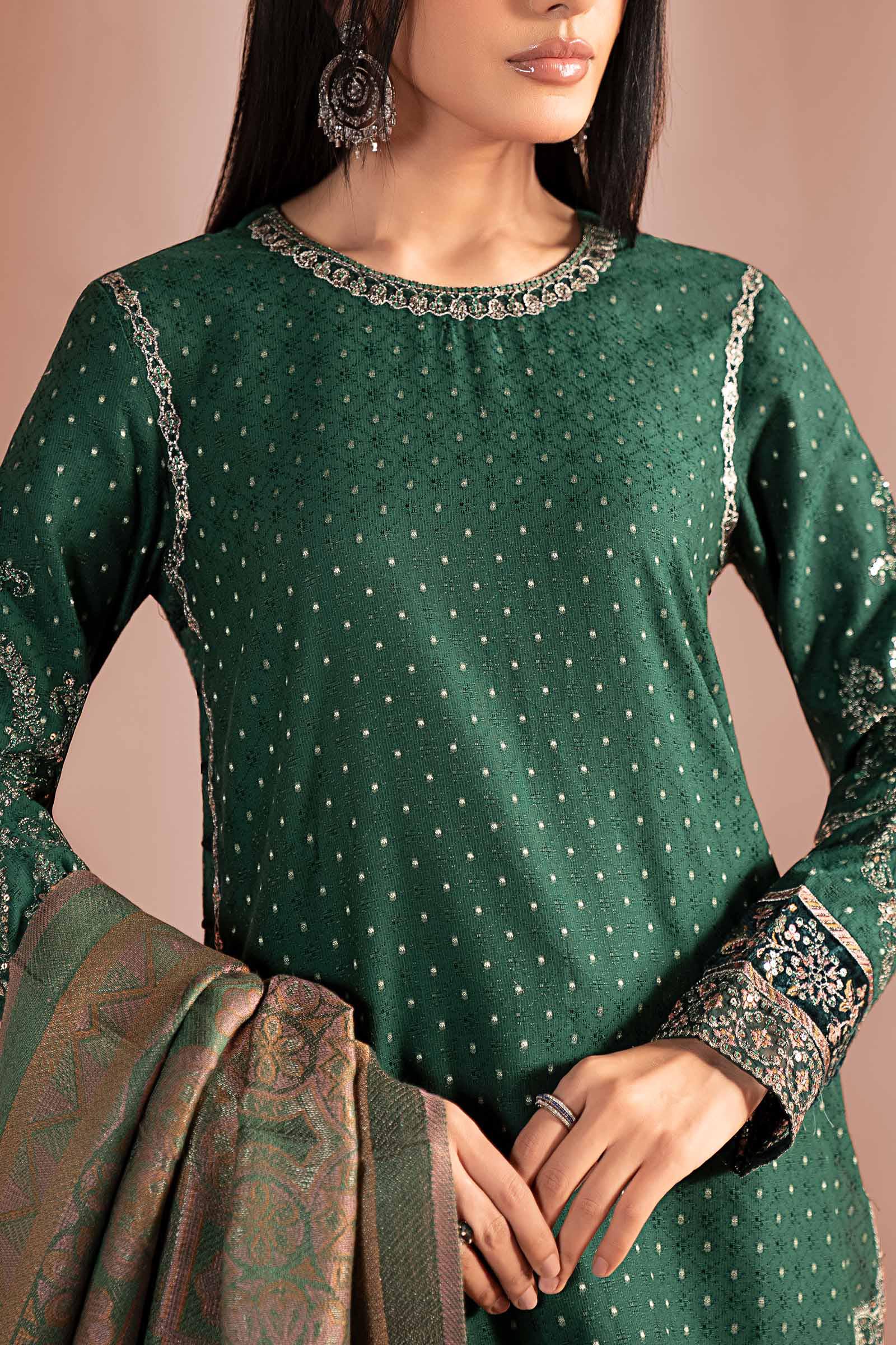 Maria B | Pre Fall 25 | DW-W25-61-Green - House Of Hania