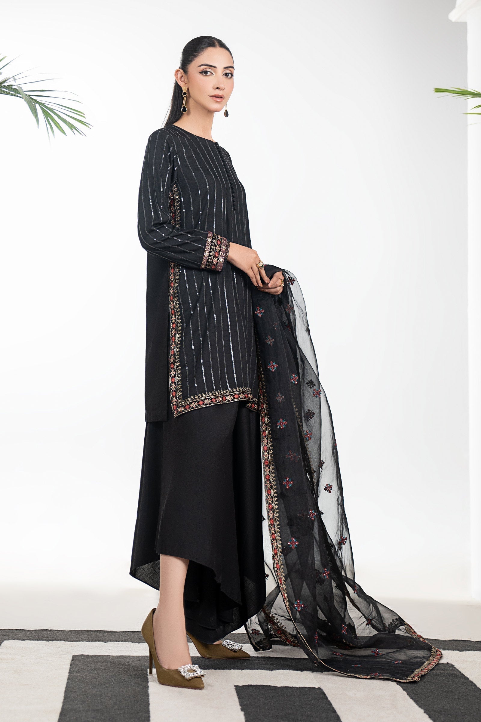 Maria B | Pre Fall 25 | DW-W25-63-Black - House Of Hania