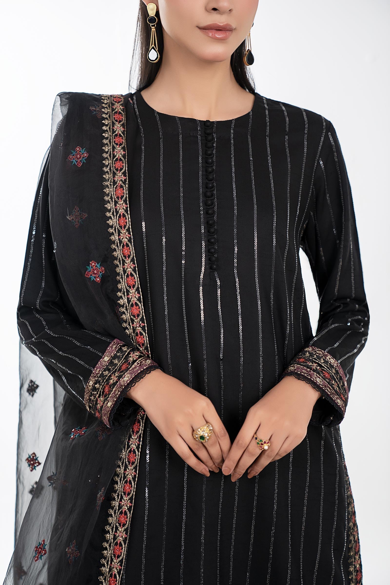 Maria B | Pre Fall 25 | DW-W25-63-Black - House Of Hania