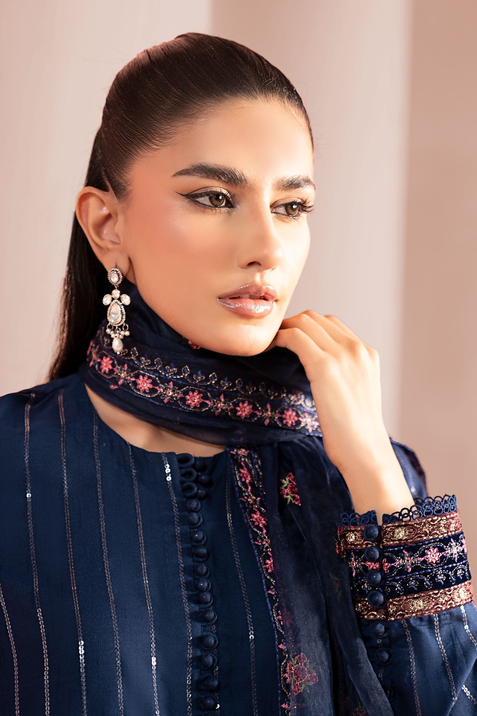 Maria B | Pre Fall 25 | DW-W25-63-Blue - House Of Hania