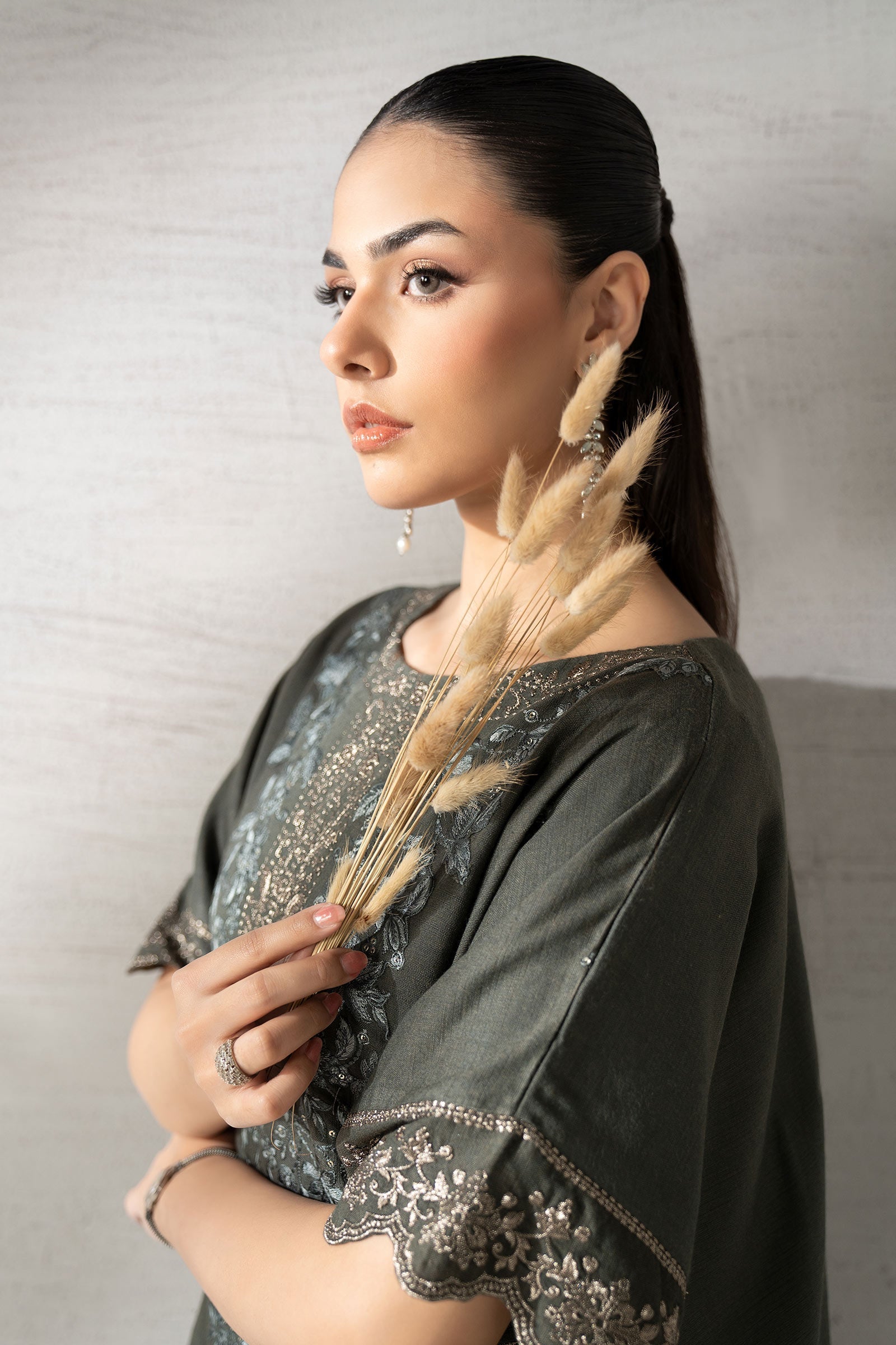 Maria B | Pre Fall 25 | DW-W25-64-Green - House Of Hania