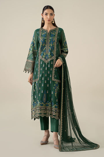 Maria B | Pre Fall 25 | Jacquard Suit 21 - House Of Hania