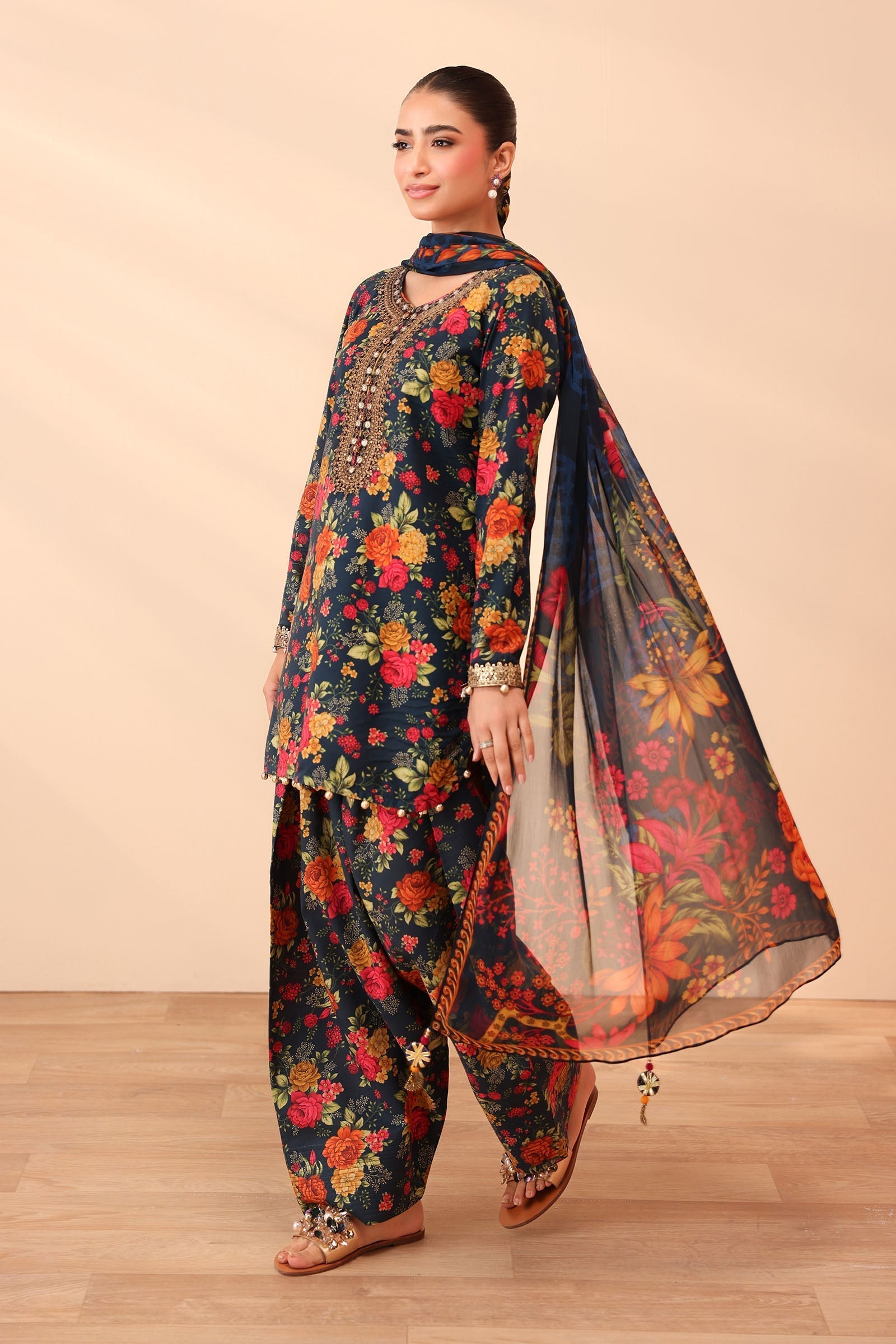 Maria B | Pre Fall 25 | Lawn Suit 11 - House Of Hania