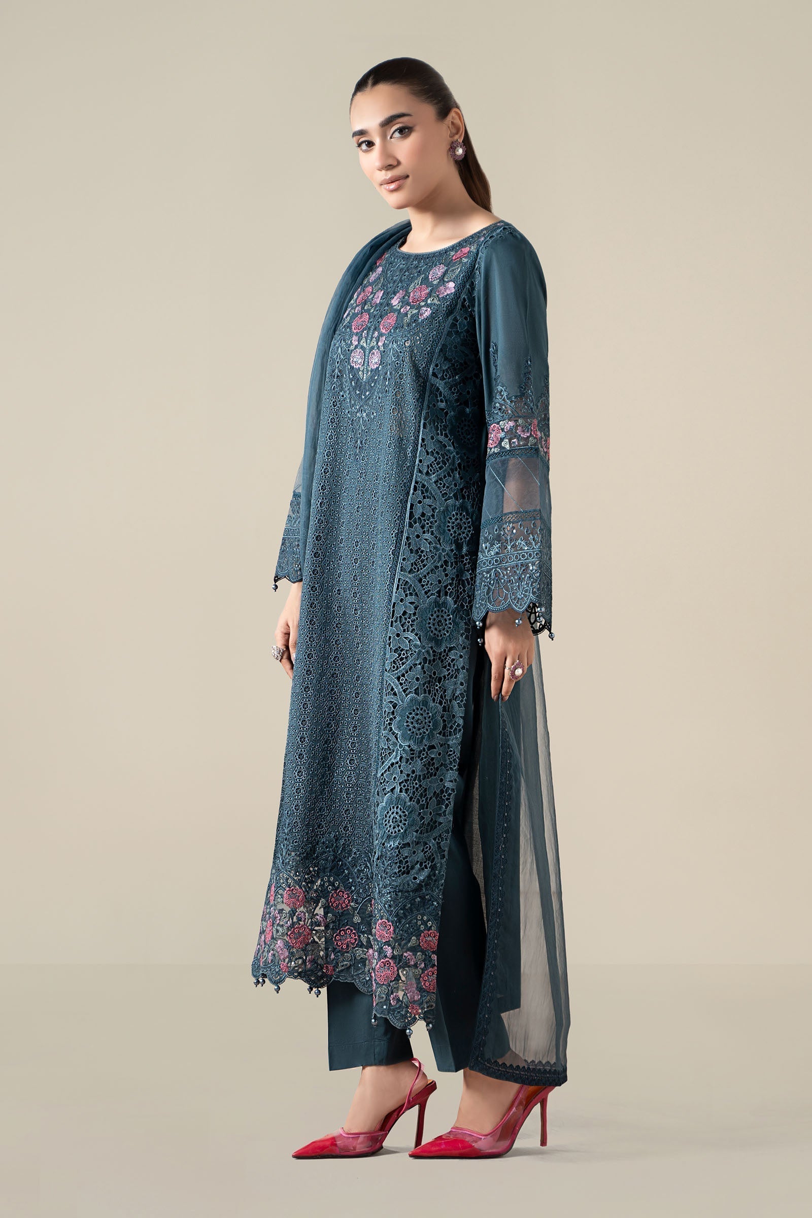 Maria B | Pre Fall 25 | Lawn Suit 16 - House Of Hania