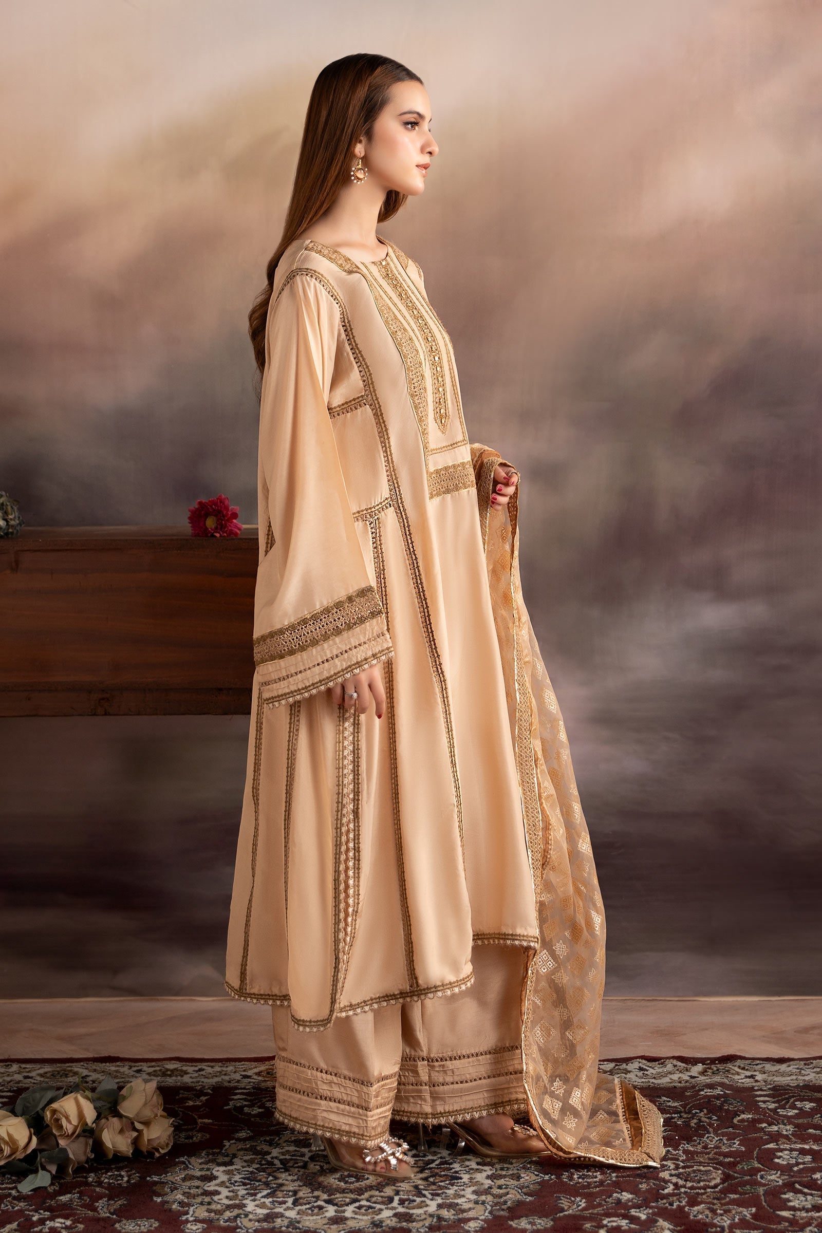 Maria B | Pre Fall 25 | MBS-W25-16-Skin - House Of Hania