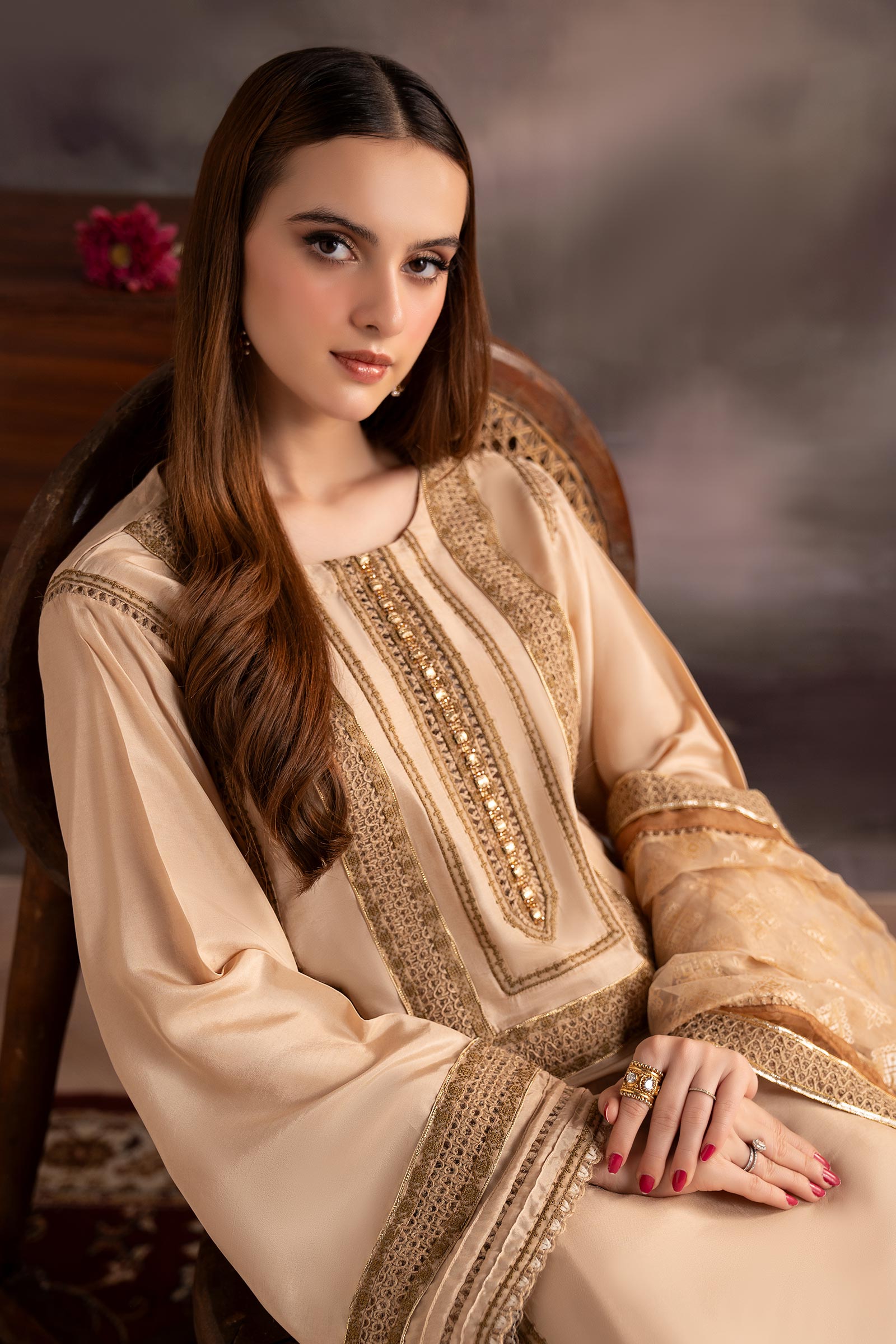 Maria B | Pre Fall 25 | MBS-W25-16-Skin - House Of Hania