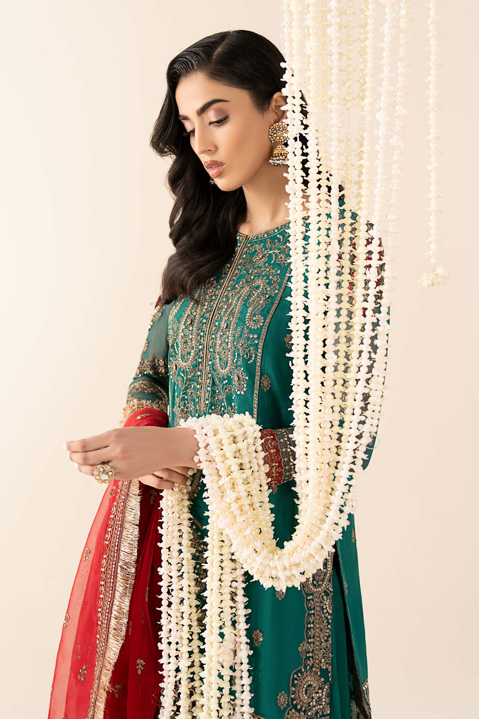 Maria B | Pre Fall 25 | SF-EF24-15R1-Green - House Of Hania