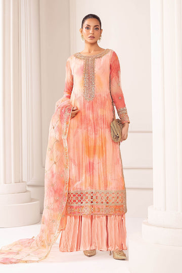 Maria B | Pre Fall 25 | SF-EF24-20R1-Pink - House Of Hania