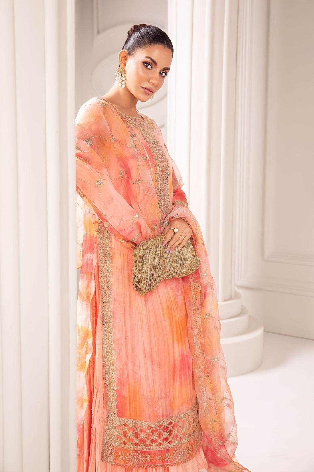Maria B | Pre Fall 25 | SF-EF24-20R1-Pink - House Of Hania