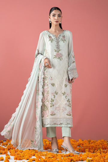 Maria B | Pre Fall 25 | SF-EF25-41-Sea Green - House Of Hania