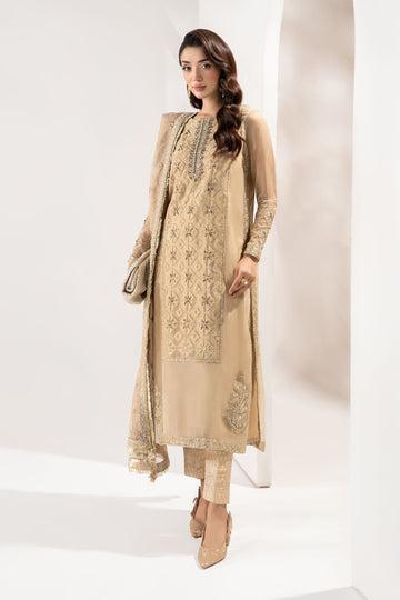 Maria B | Pre Fall 25 | SF-W24-31-BEIGE - House Of Hania