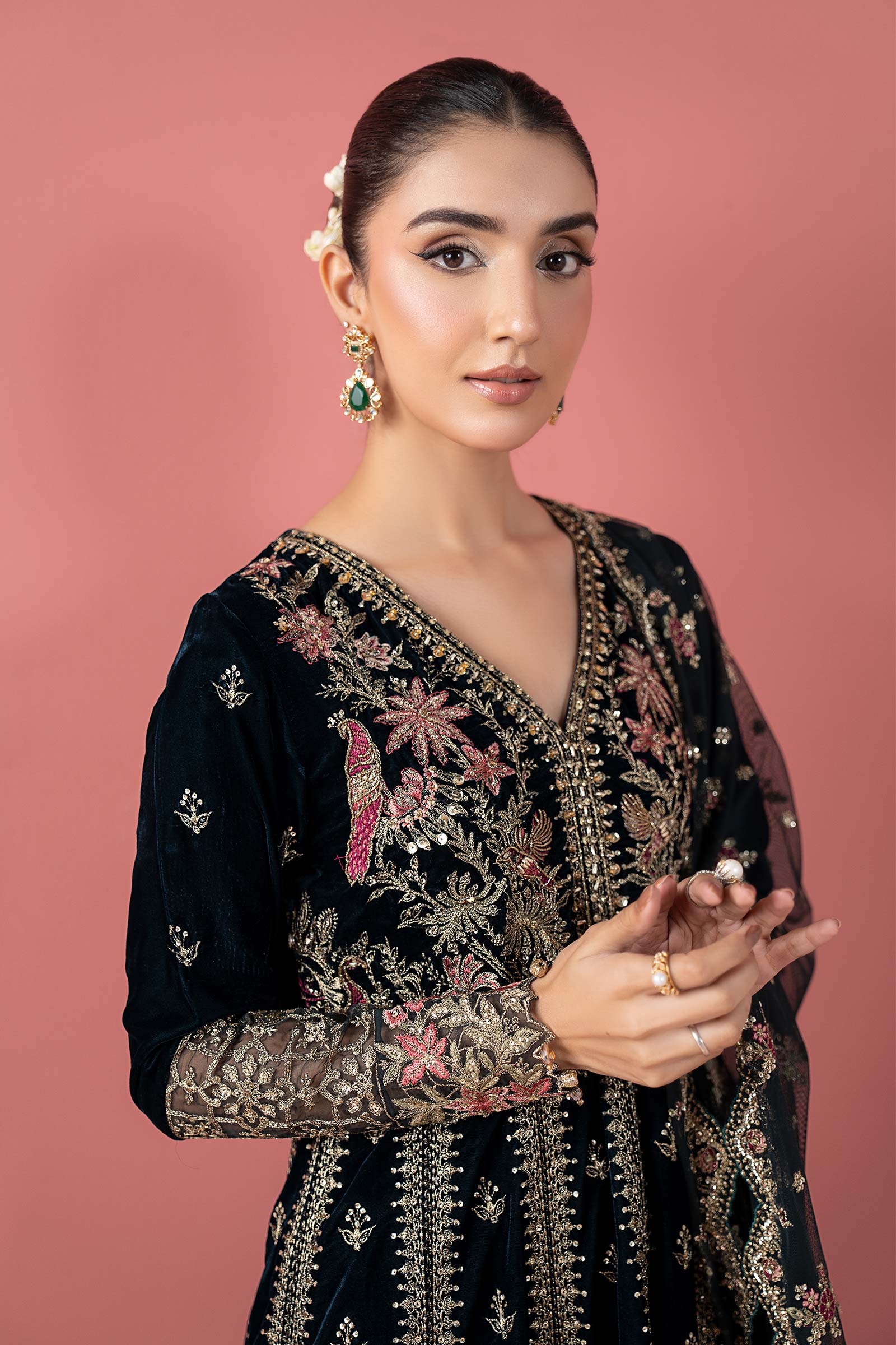 Maria B | Pre Fall 25 | SF-W25-01-Green - House Of Hania