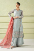 Maria B | Pre Fall 25 | SF-W25-07-Sky Blue - House Of Hania