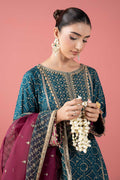 Maria B | Pre Fall 25 | SF-W25-08-Teal - House Of Hania