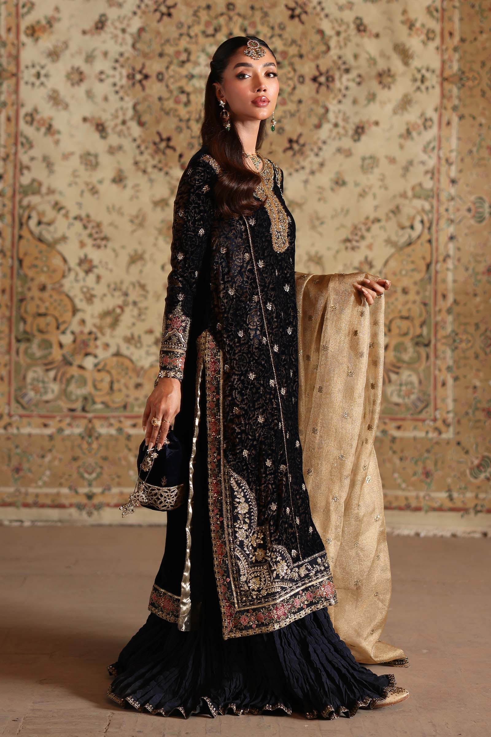 Maria B | Pre Fall 25 | SF-W25-09-Blue - House Of Hania