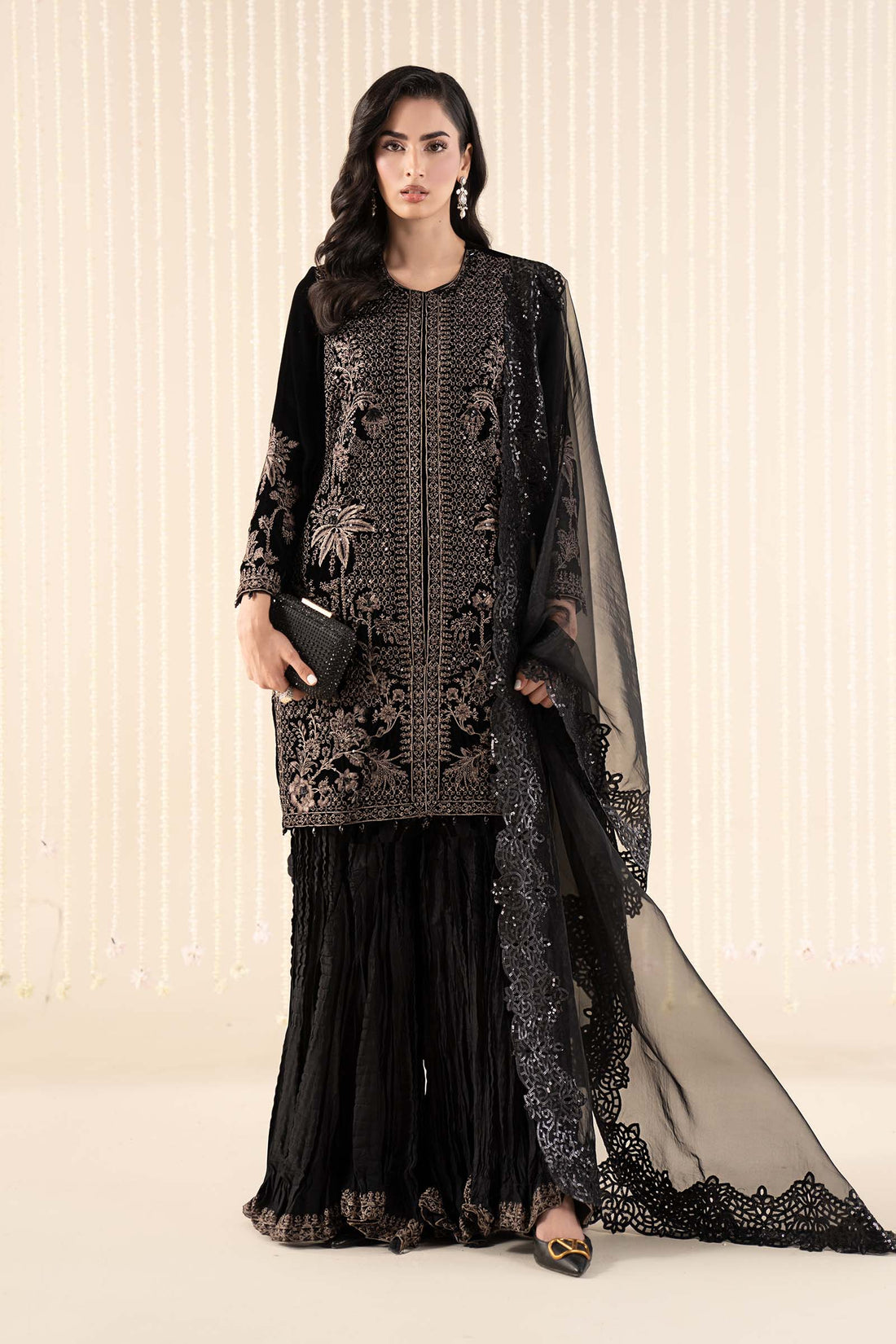 Maria B | Pre Fall 25 | SF-W25-12-Black - House Of Hania