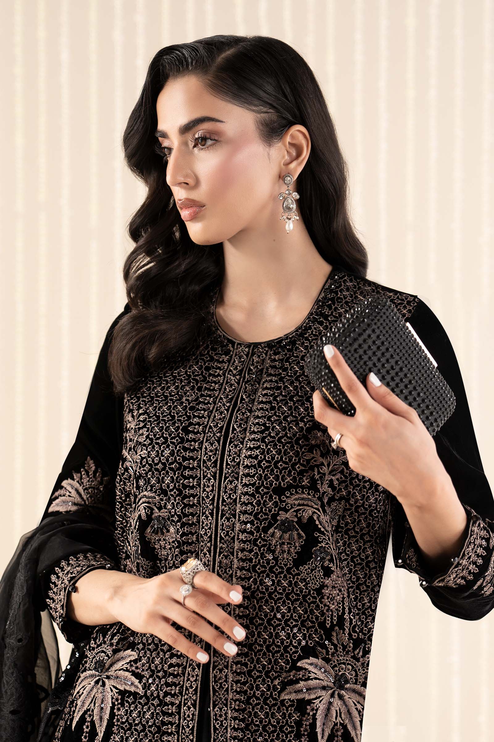 Maria B | Pre Fall 25 | SF-W25-12-Black - House Of Hania