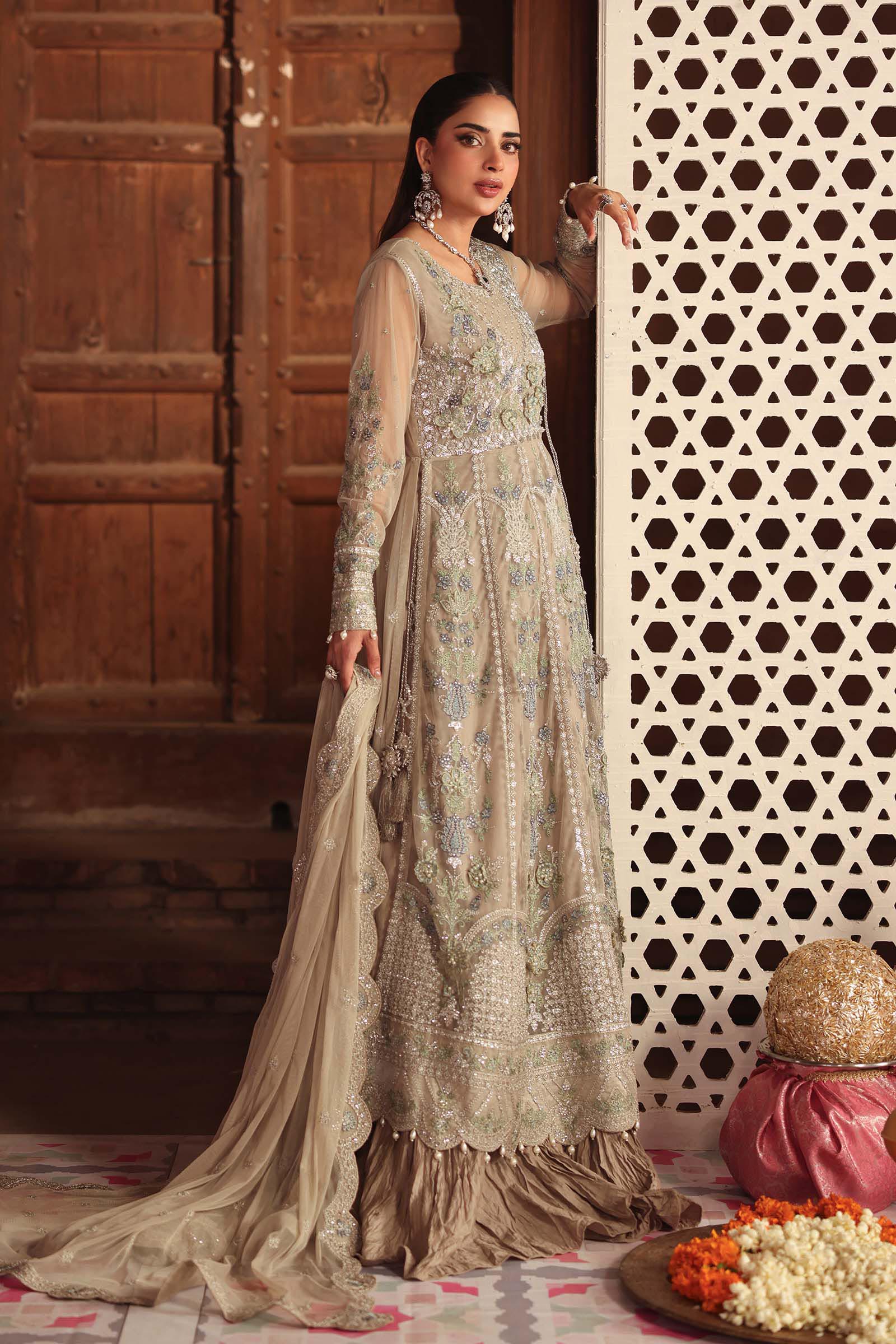 Maria B | Pre Fall 25 | SF-W25-28-Grey - House Of Hania