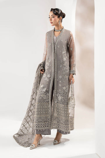 Maria B | Pre Fall 25 | SF-W25-34-Grey - House Of Hania