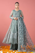 Maria B | Pre Fall 25 | SF-W25-38-Ice Blue - House Of Hania