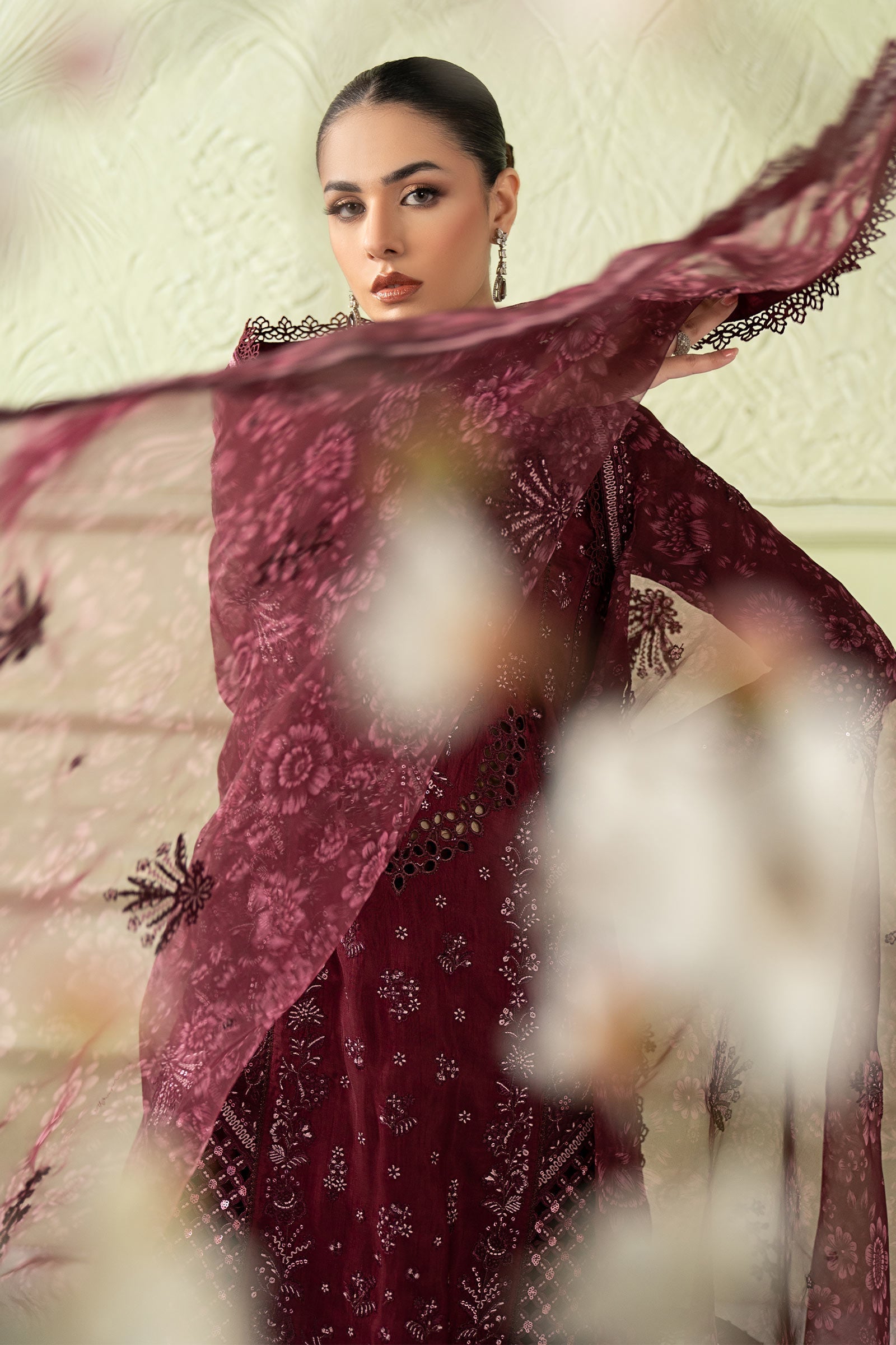 Maria B | Pre Fall 25 | SF-W25-39-Purple - House Of Hania