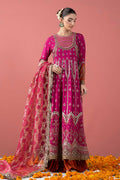 Maria B | Pre Fall 25 | SF-W25-40-Dark Pink - House Of Hania