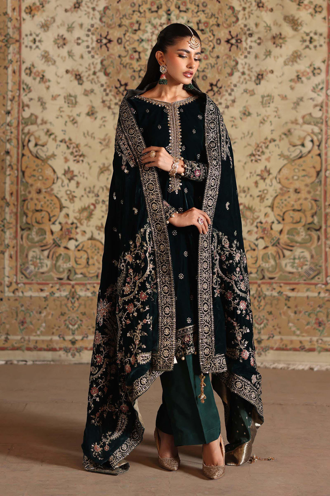Maria B | Pre Fall 25 | SF-W25-46-Green - House Of Hania