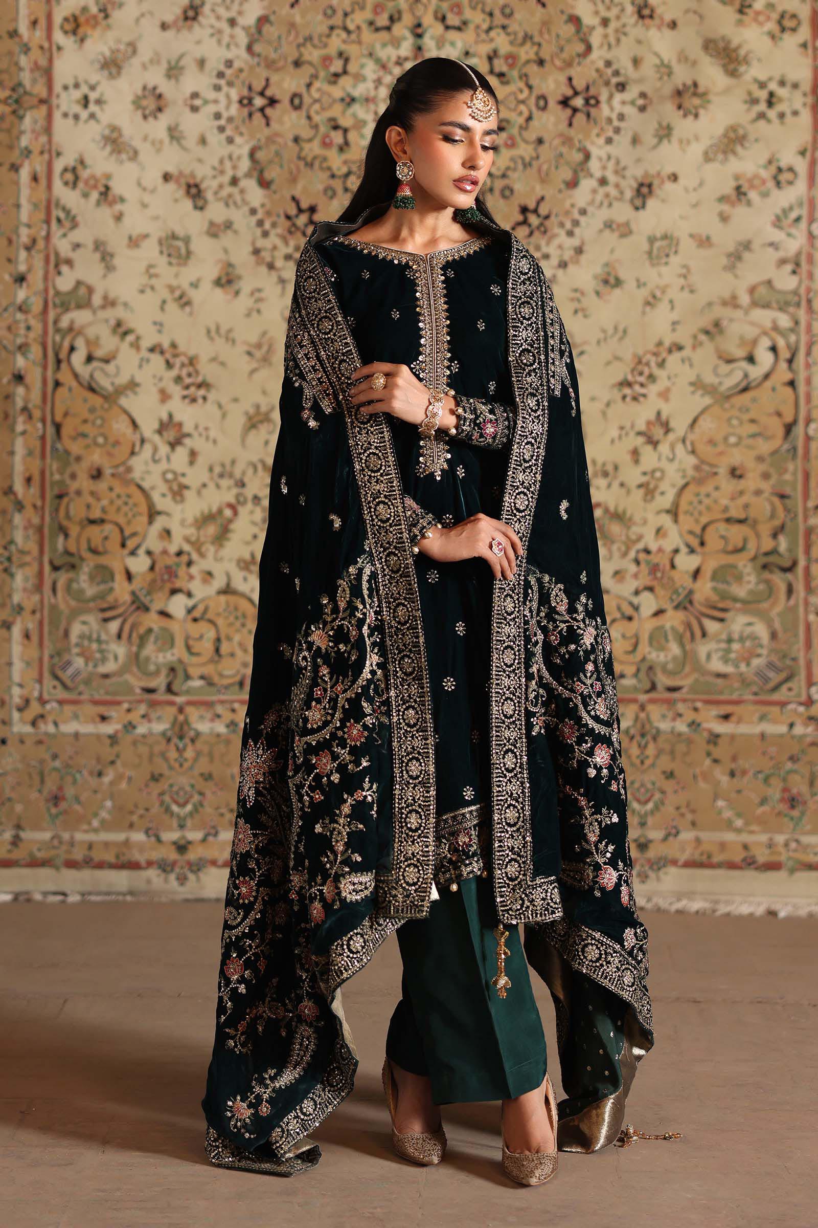 Maria B | Pre Fall 25 | SF-W25-46-Green - House Of Hania