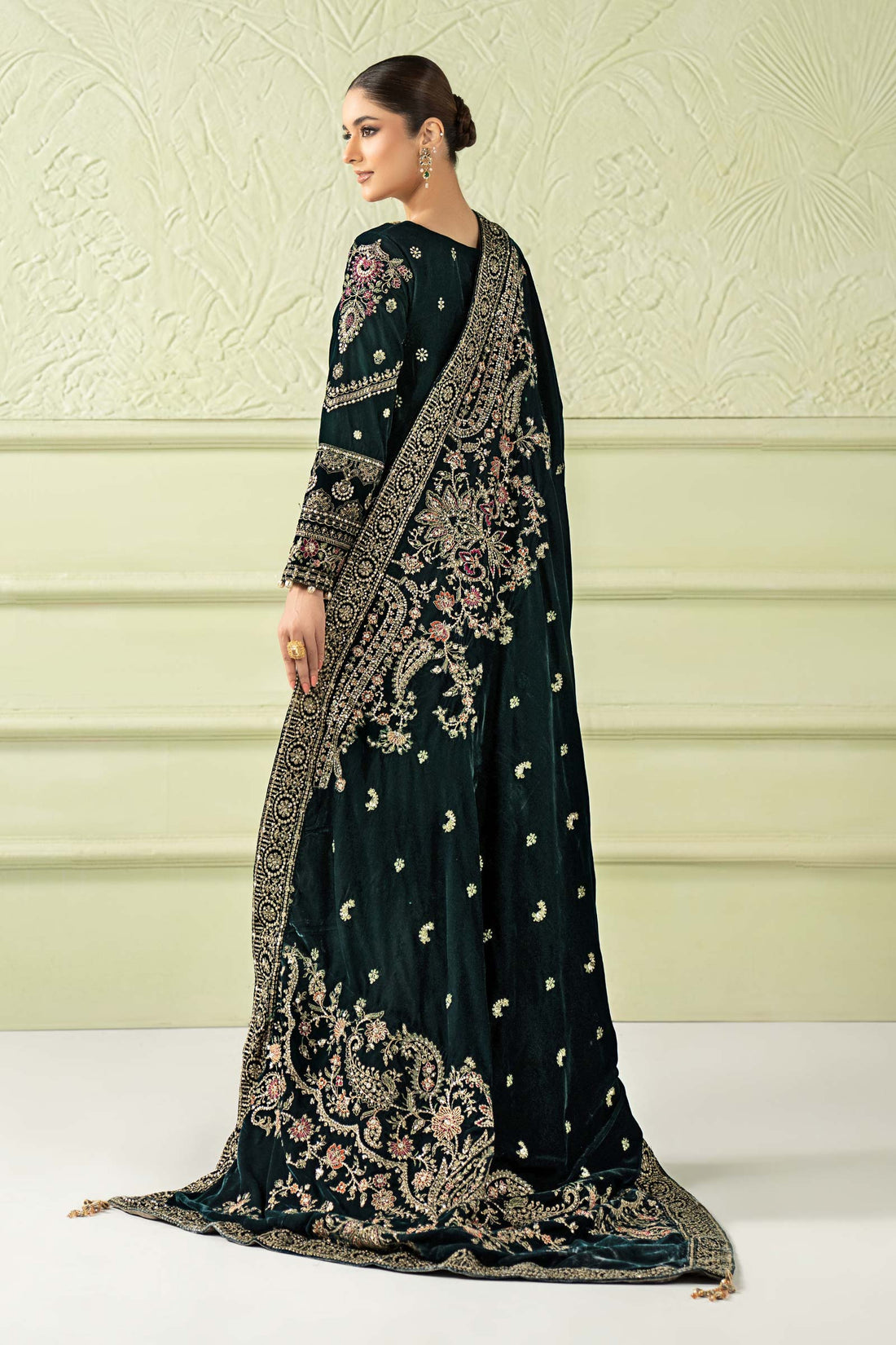 Maria B | Pre Fall 25 | SF-W25-46-Green - House Of Hania