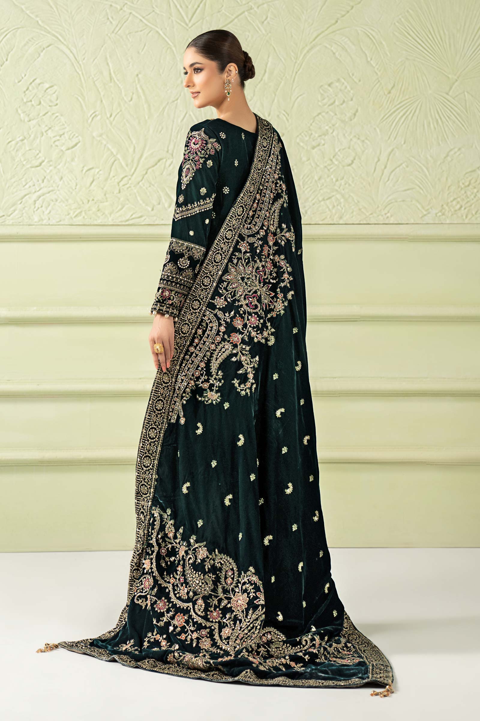 Maria B | Pre Fall 25 | SF-W25-46-Green - House Of Hania