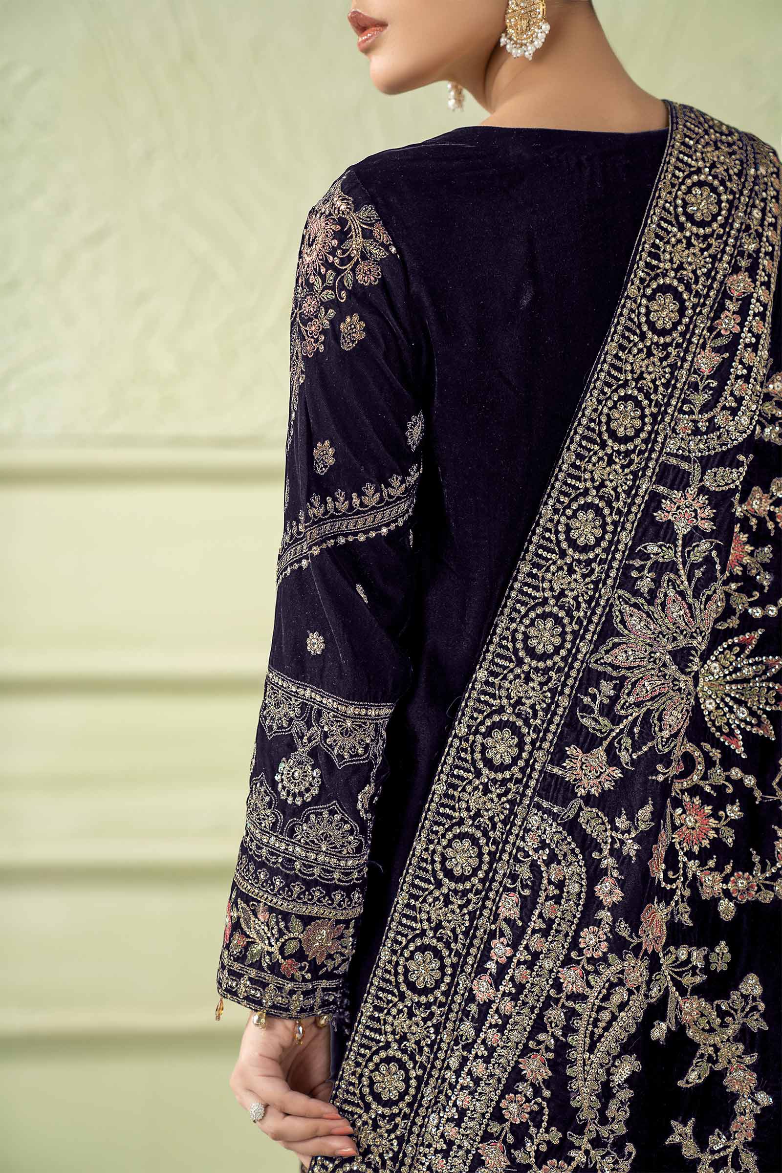 Maria B | Pre Fall 25 | SF-W25-46-Purple - House Of Hania