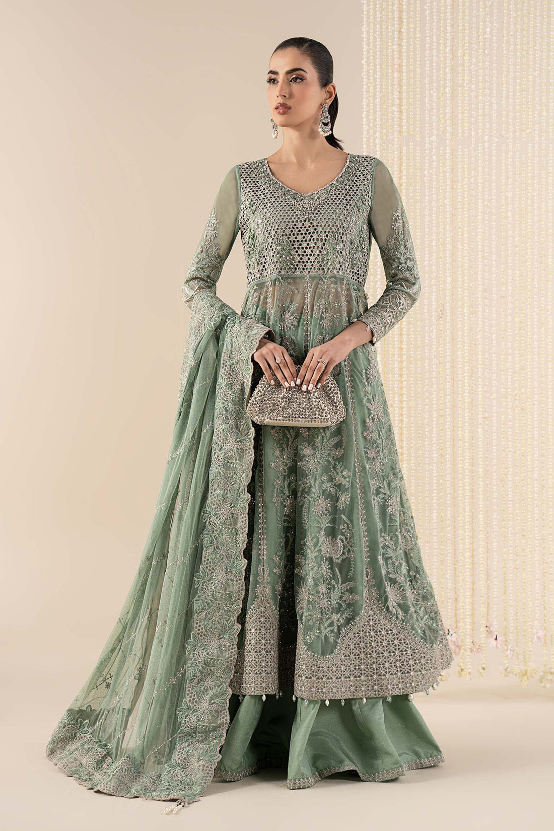 Maria B | Pre Fall 25 | SF-W25-52-Green - House Of Hania
