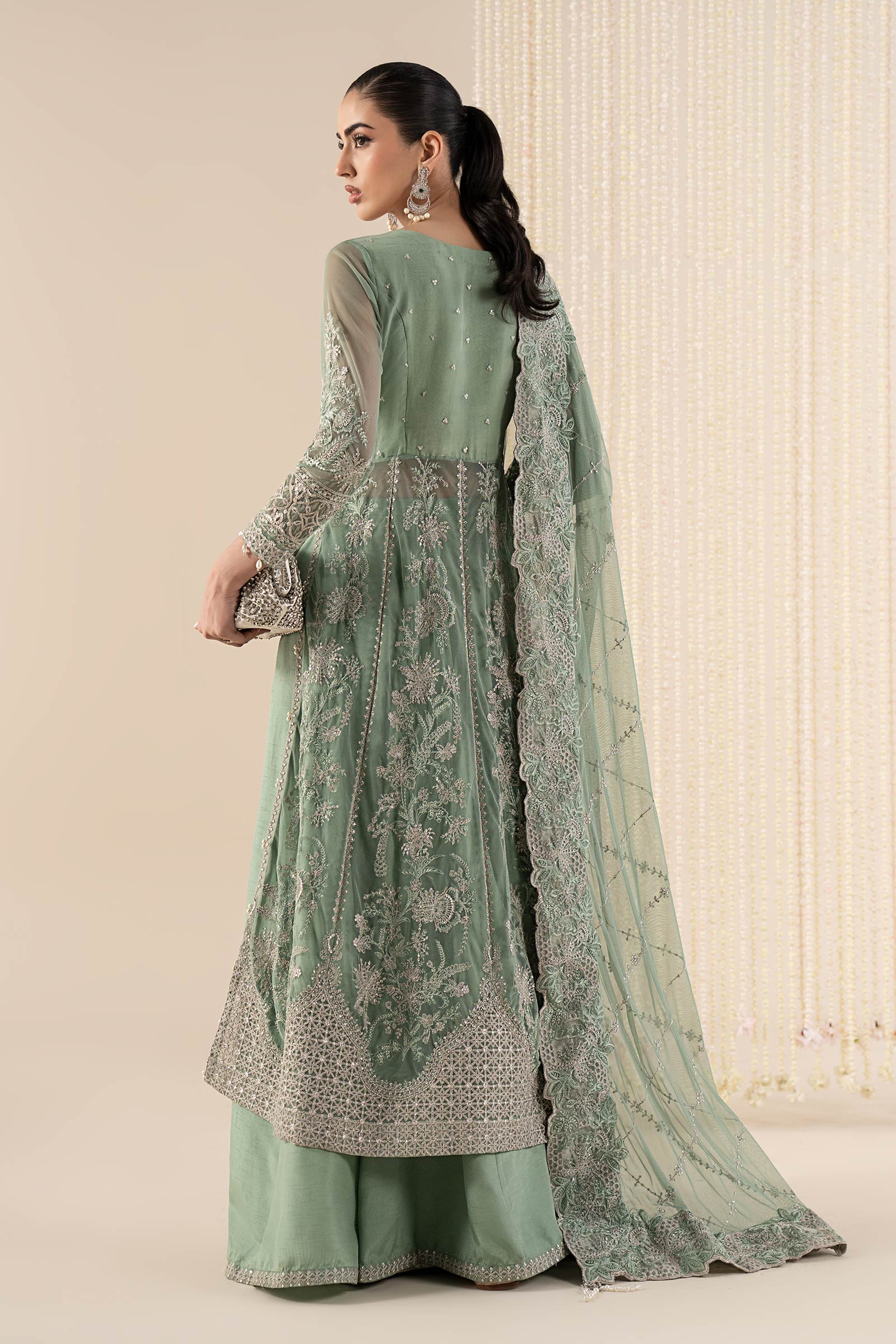 Maria B | Pre Fall 25 | SF-W25-52-Green - House Of Hania